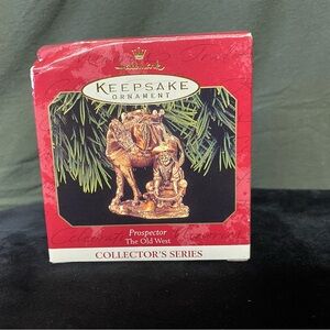 Hallmark Keepsake Ornament - 1999 - Prospector - Old West Series - EUC